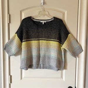 Victoria’s Secret striped boxy boatneck sweater